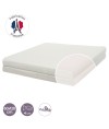 Tinéo - Matelas bébé 60x120cm pliant 2 parties