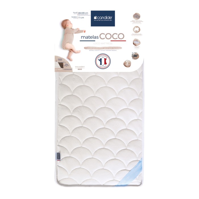 Matelas bébé Coco 60x120cm