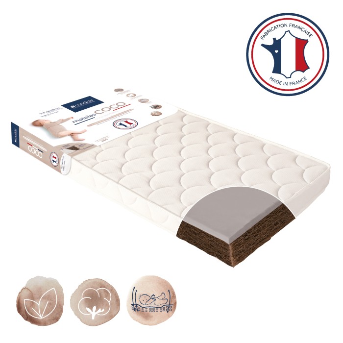 Matelas bébé Coco 60x120cm