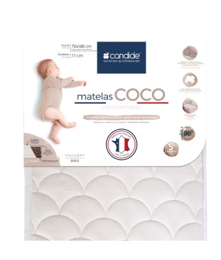 Matelas bébé 70x140cm Coco