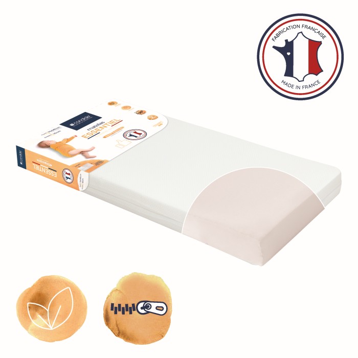 Matelas bébé Essentiel déhoussable 60x120cm