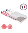 Matelas bébé 70x140cm Évolutif déhoussable