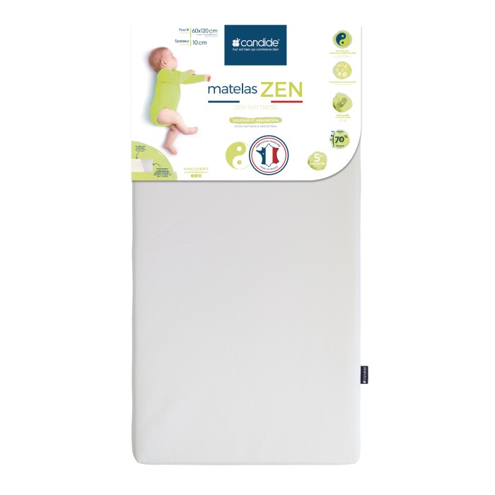 Zen Mattress With Removable Cover for Bed 60x120cm