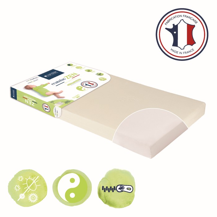 Bear matelas bébé 70x140 cm hauteur +/- 9,5 cm - déhoussable 4