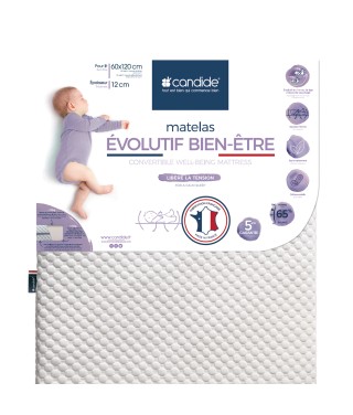 Convertible Well/Being Mattress With Removable Cover for Bed 60x120cm
