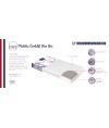 Convertible well/being mattress with removable cover for bed 70x140cm