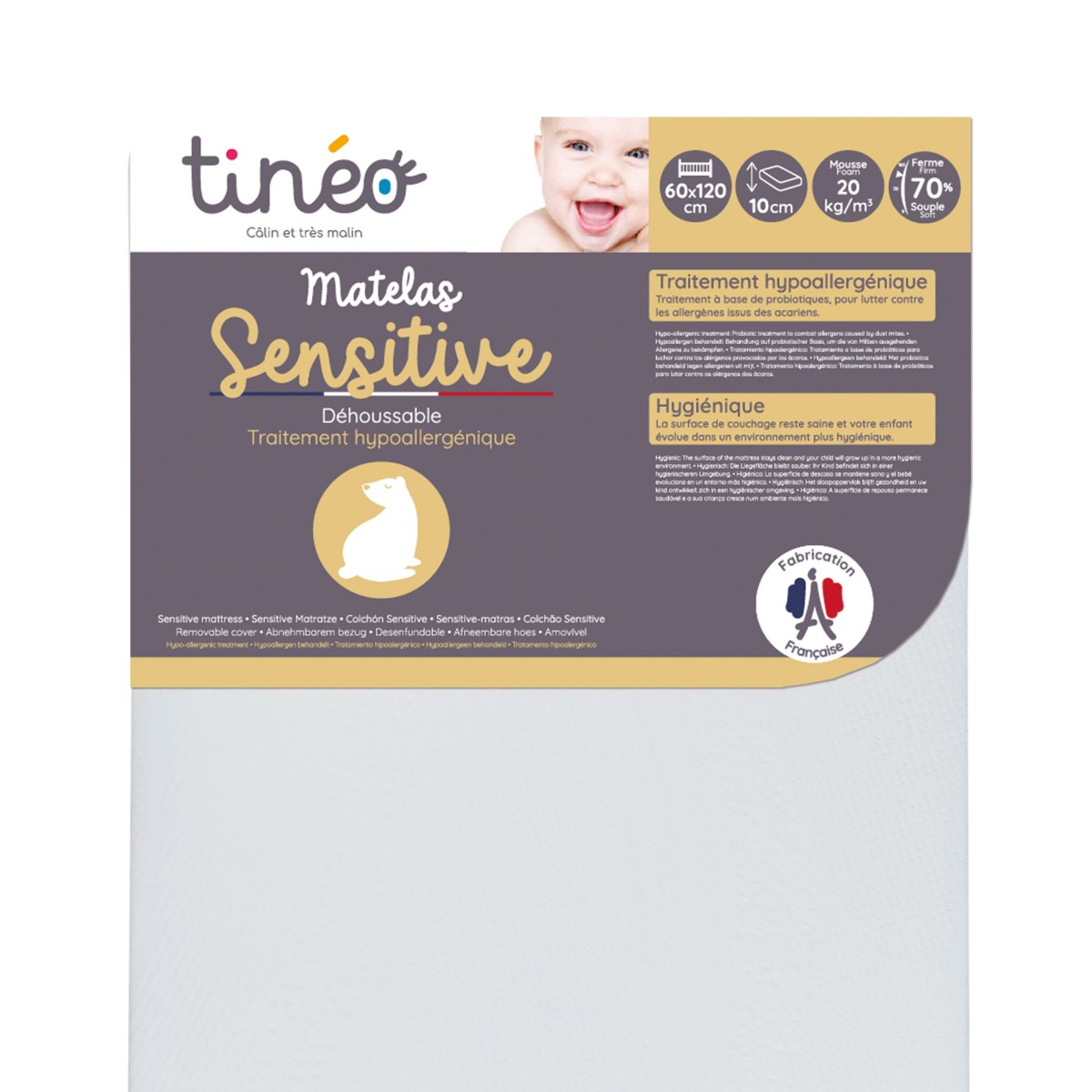 The "Sensitive" Baby Mattress 60 x 120 cm