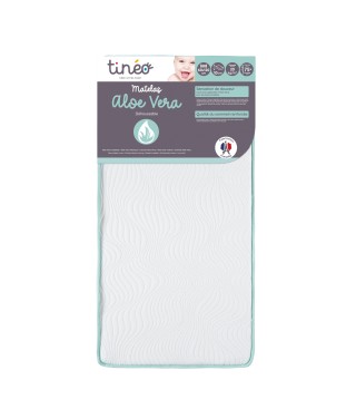 Matelas bébé 60x120cm Aloe vera