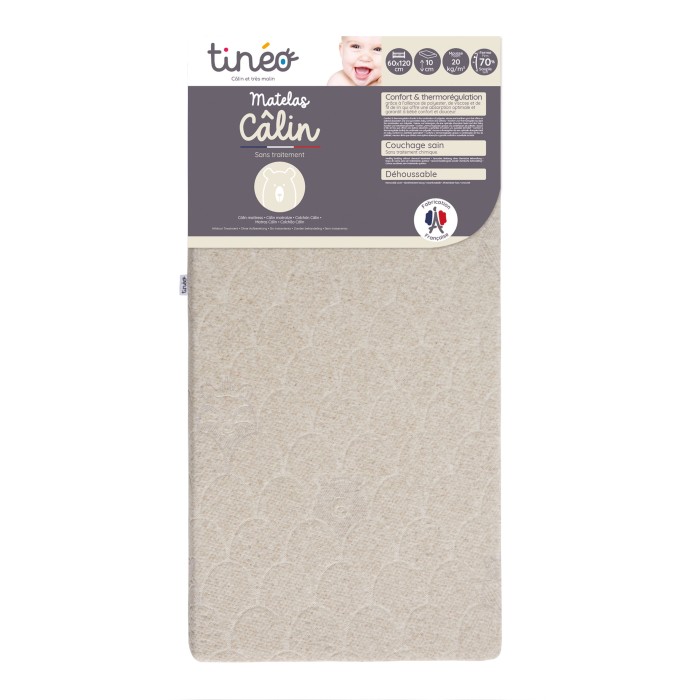 Matelas bébé Câlin 60x120cm