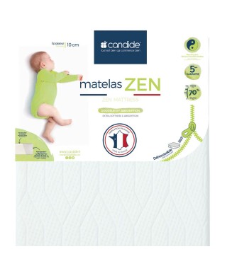 Baby mattress 60x120cm Zen with removable 360° cover
