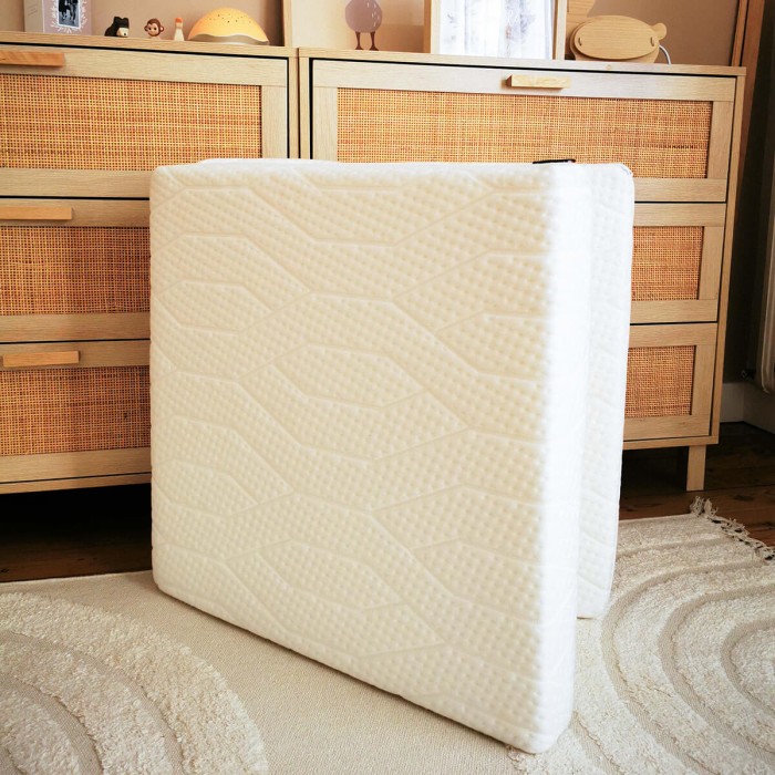 Matelas bébé pliant Candide 2 parties Zen déhoussable