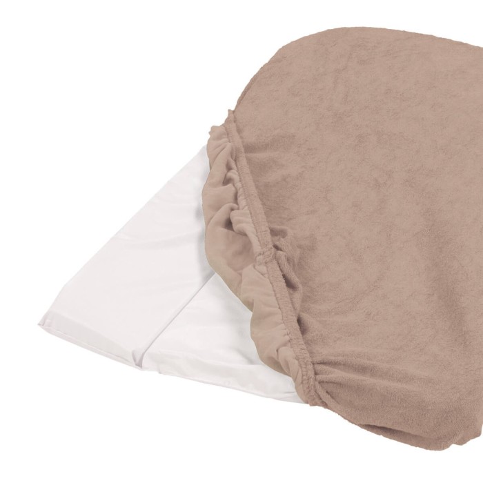 Lot de 2 housses de matelas à langer Tinéo noisette