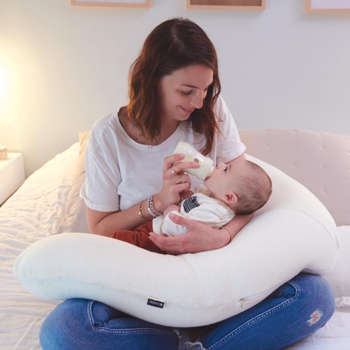 Coussin d'allaitement bio multifonction Multirelax Coton par Candide