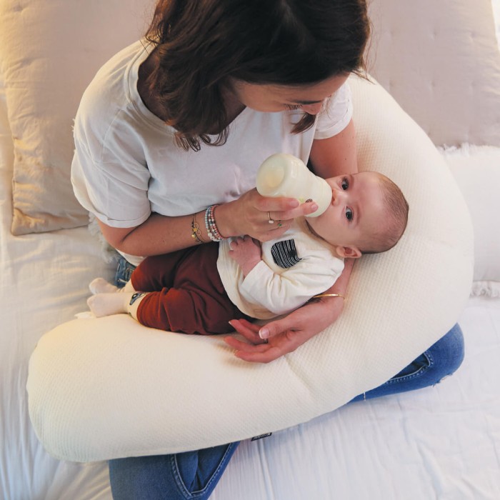 Coussin d'allaitement bio multifonction Multirelax Coton par Candide