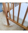 Drap housse Candide Blanc Jersey coton 60x120cm