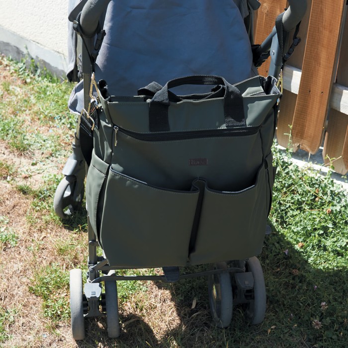 Sac à langer Tinéo waterproof kaki