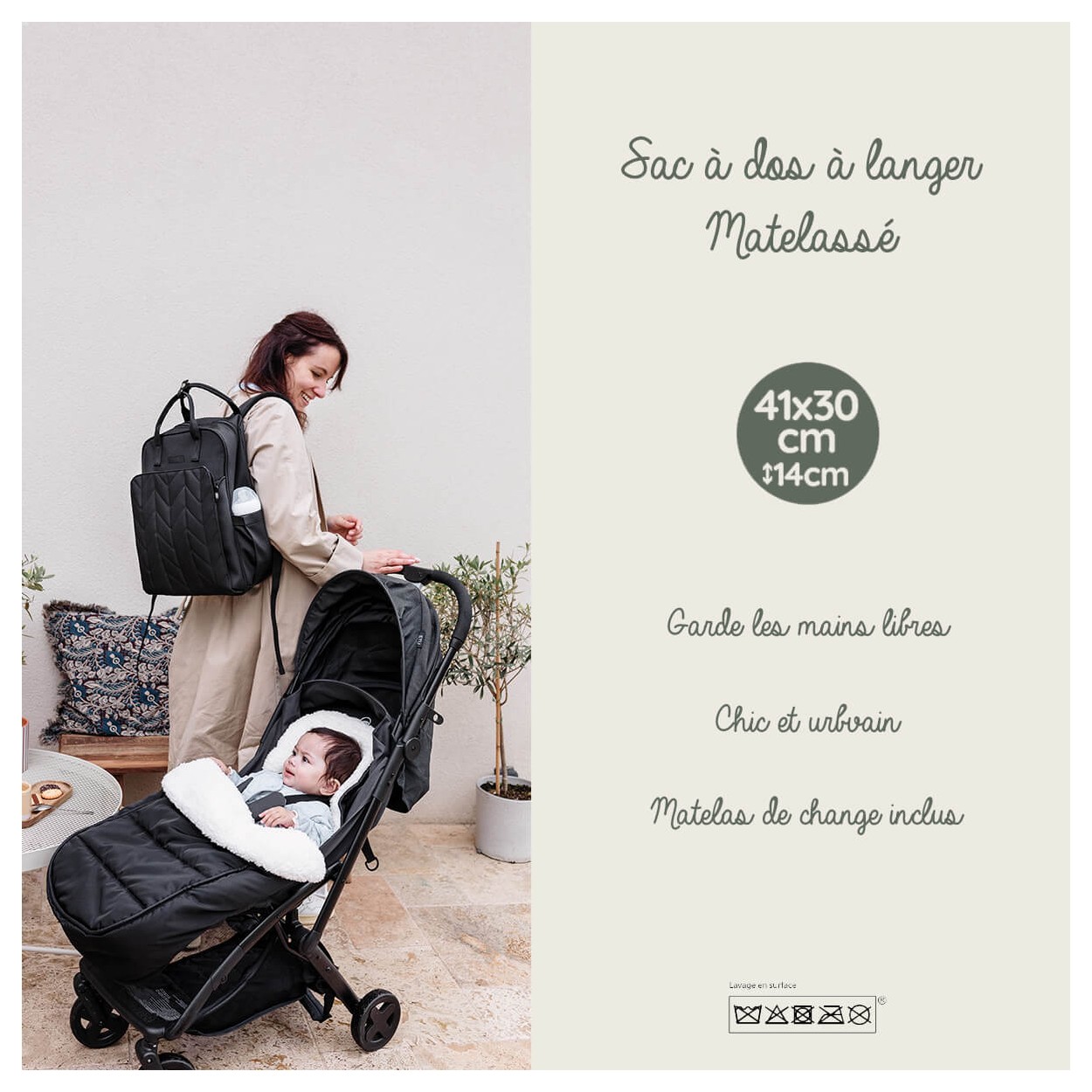 Tineo Sac Dos A Langer Sac à Dos à Langer Casual Waterproof Bébé