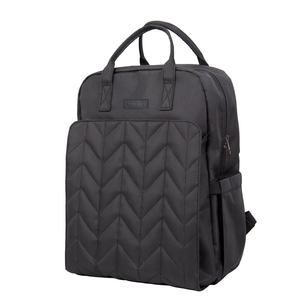 Sac à dos à langer Casual waterproof noir enduit