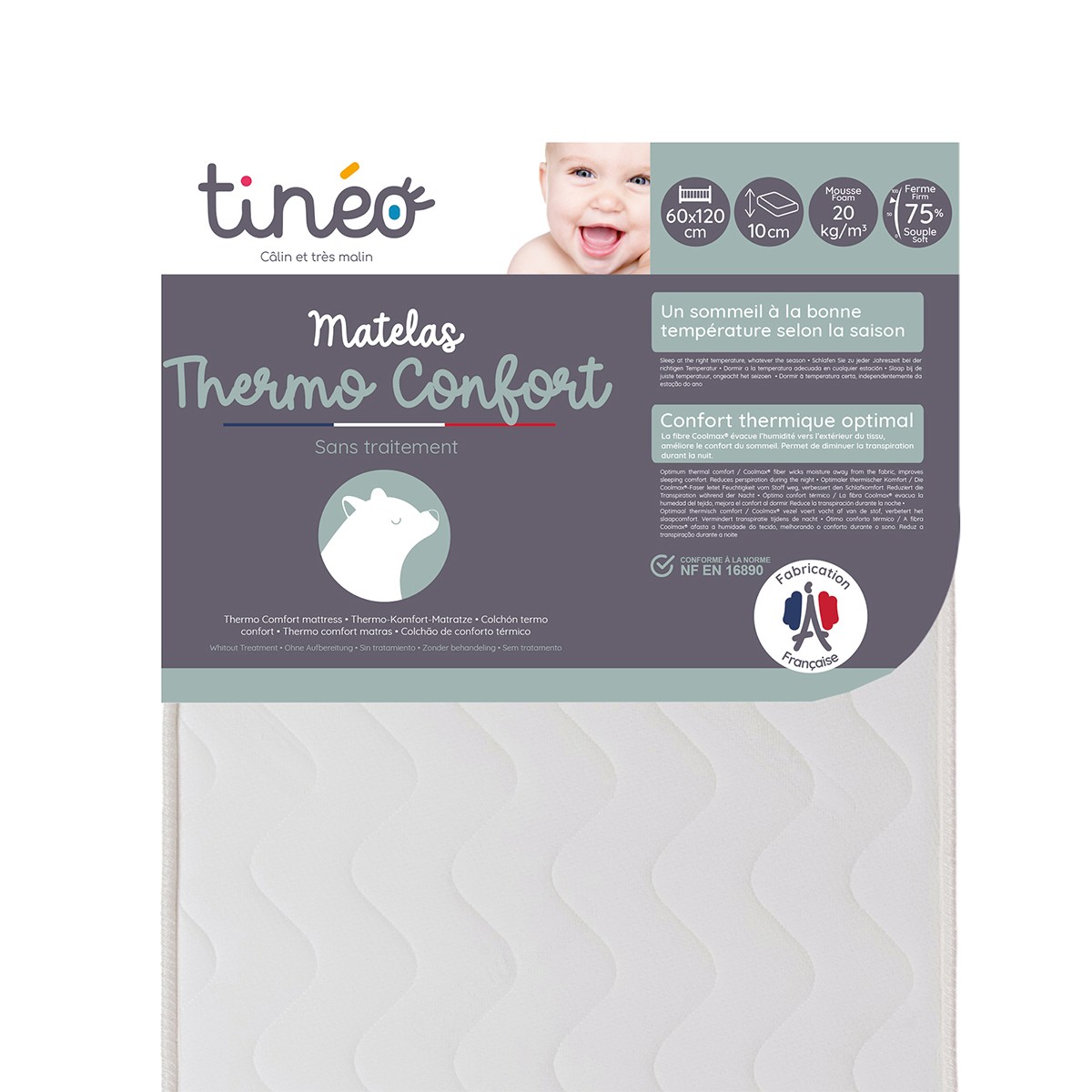 Baby Thermo Confort Mattress - Tinéo