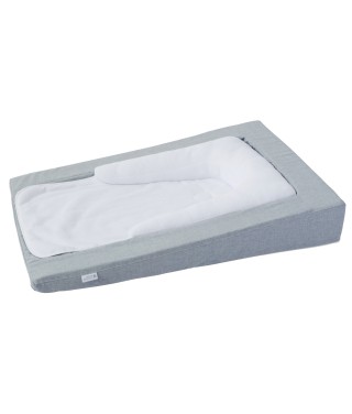 Matelas à langer Douillet 2en1 gris chiné