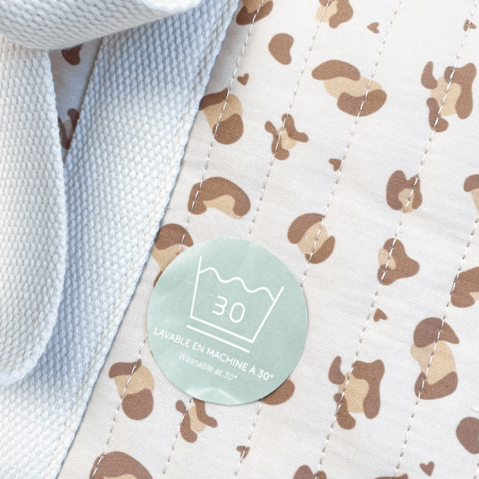 Leopard diaper bag - Candide