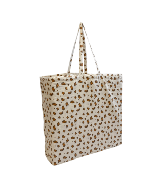 Tote bag leopard motor mat