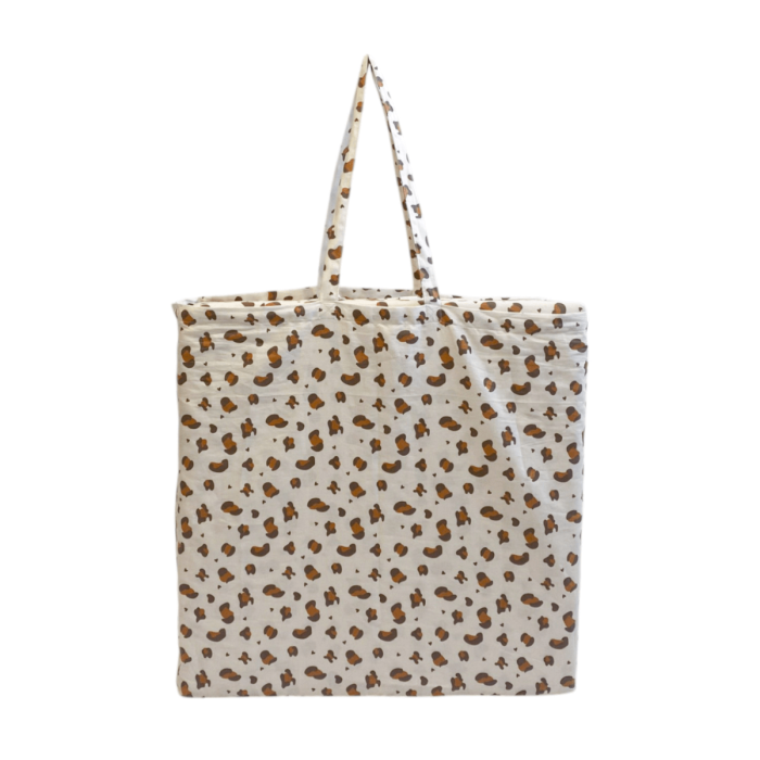 Tote bag tapis de motricité léopard - Candide