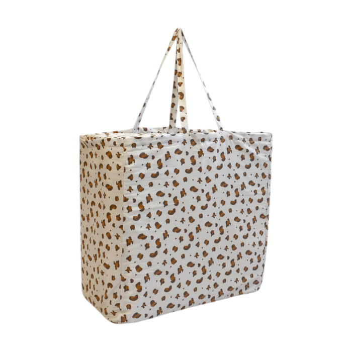 Tote bag maxi tapis de motricité léopard - Candide