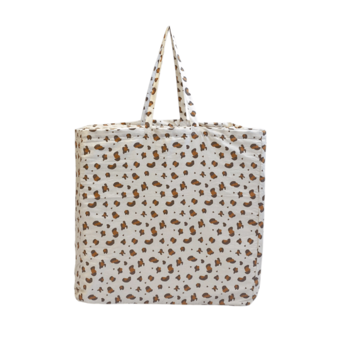 Tote bag leopard maxi motor mat - Candide