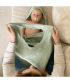 Cape de bain tablier Candide XXL Parent/Bébé en viscose