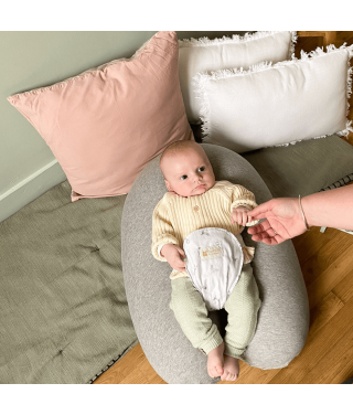 3in1 Multirelax heather grey Bunnies nursing and pregnancy cushion