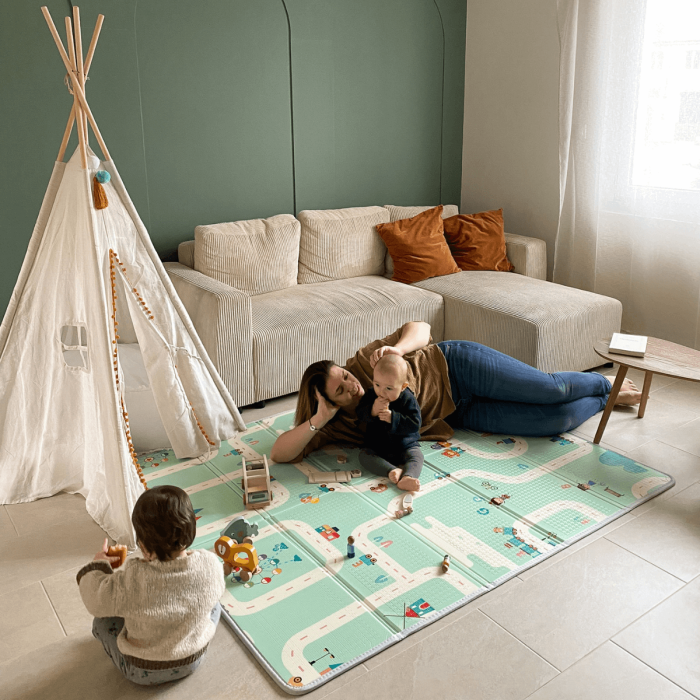 Grand tapis d'éveil réversible - Tinéo