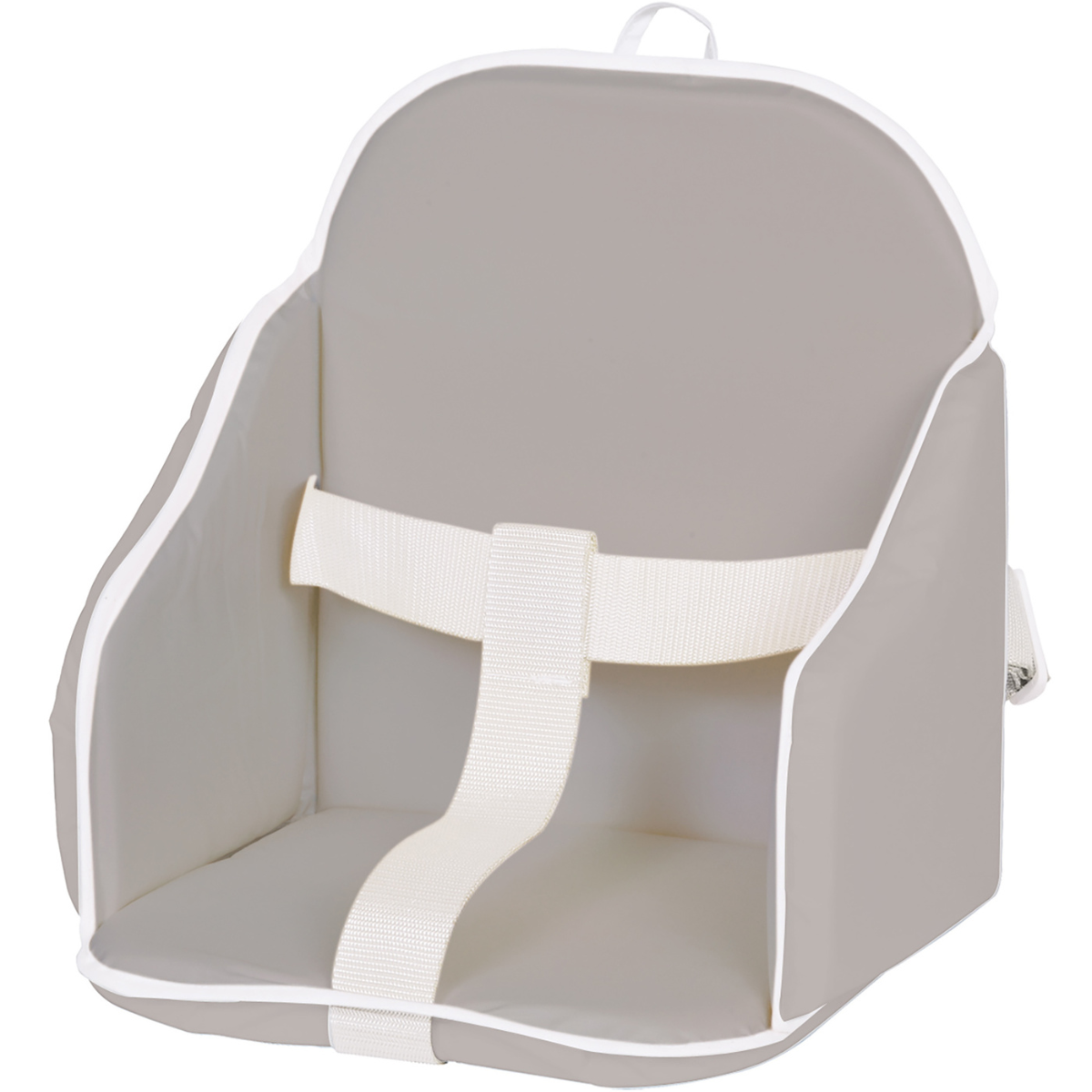 Coussin de chaise PVC avec sangles gris