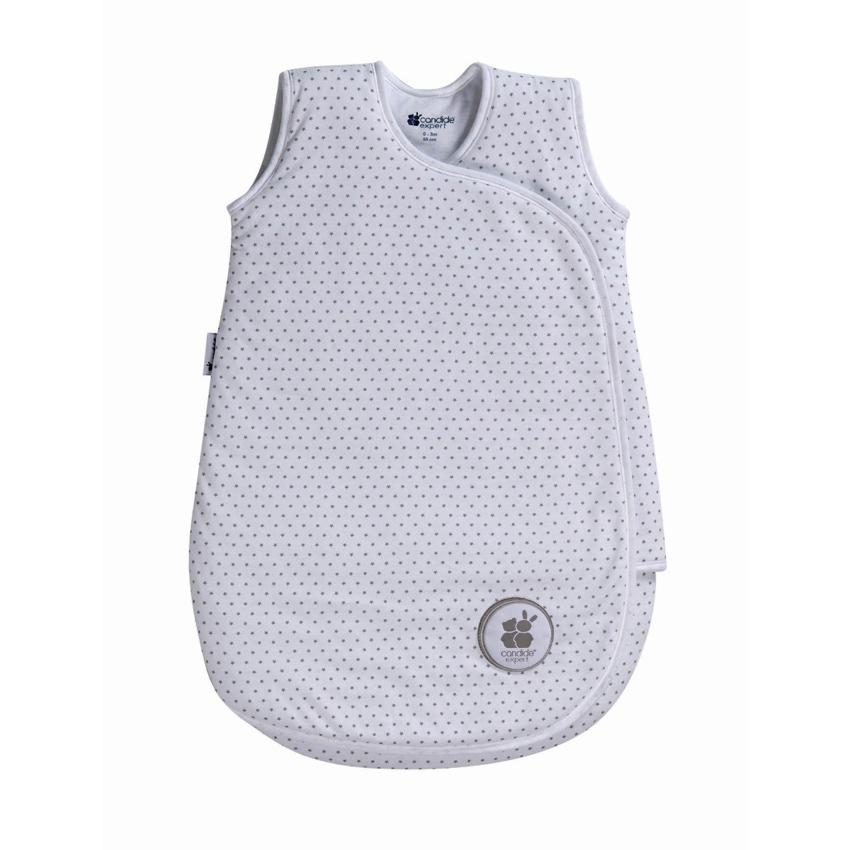 Gigoteuse bébé Douillette naissance cache cœur blanc Étoiles