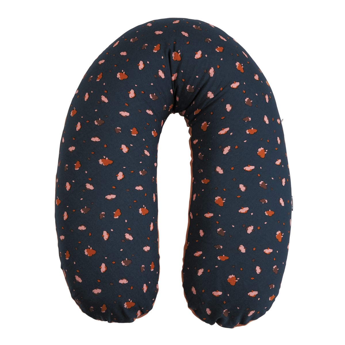 Coussin d'allaitement et de grossesse jersey fleurs