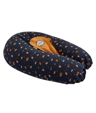 Coussin d'allaitement et de grossesse 3en1 Multirelax jersey fleurs