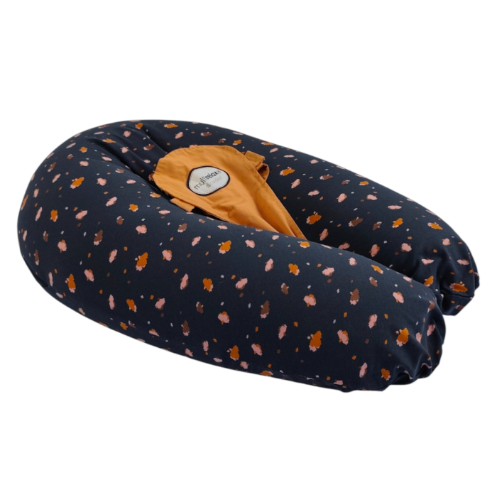 3-in-1 Nursing and Pregnancy Pillow Multirelax Jersey Flowers
