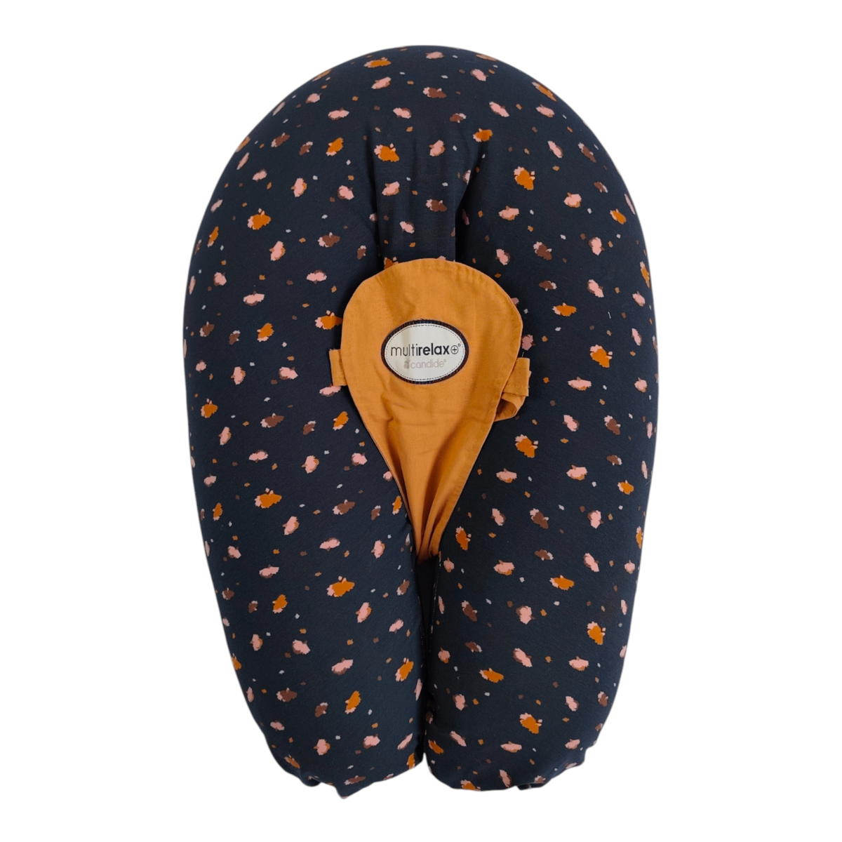 Coussin d'allaitement et de grossesse 3en1 Multirelax jersey fleurs