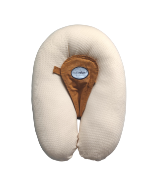Multirelax 3-in-1 breastfeeding and pregnancy pillow beige cotton - Candide