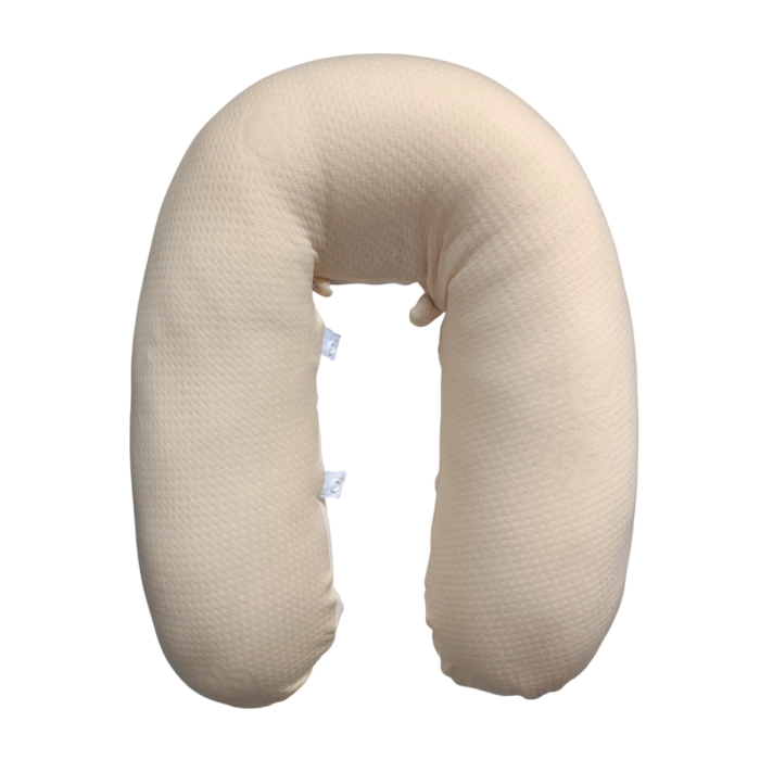 Coussin d'allaitement et de grossesse 3en1 Multirelax coton beige - Candide