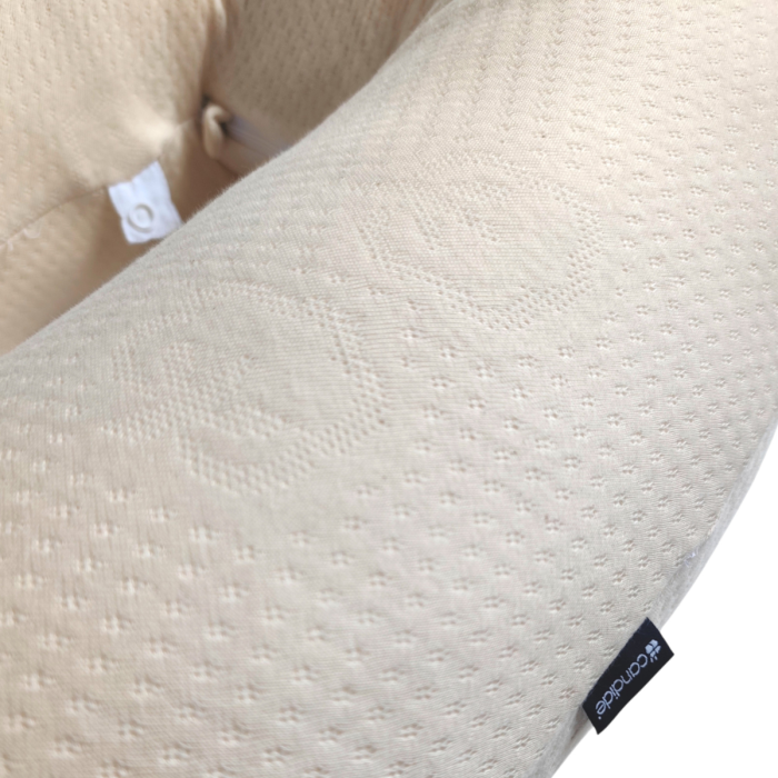 Coussin d'allaitement et de grossesse 3en1 Multirelax coton beige - Candide