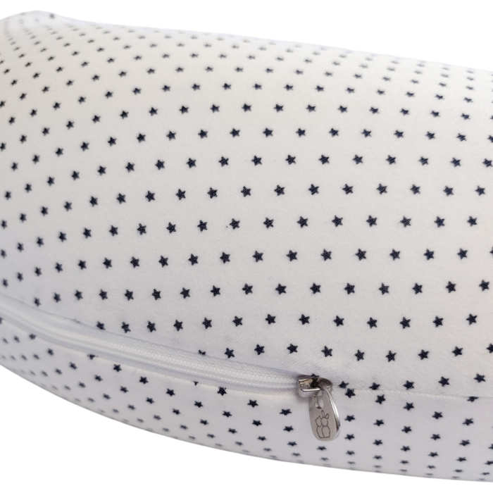 Coussin d'allaitement et de grossesse étoiles bleues - Candide