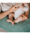 Coussin d'allaitement et de grossesse 3en1 Multirelax éponge vert pois - Tinéo