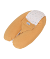 Coussin d'allaitement et de grossesse 3en1 Multirelax éponge jaune pois - Tinéo