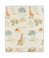 Large reversible play mat with cars/savannah theme - Tinéo
