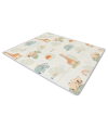 Large reversible play mat with cars/savannah theme - Tinéo