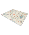 Large reversible play mat with cars/savannah theme - Tinéo