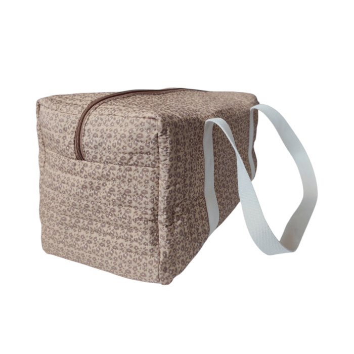 Sac à langer léopard café - Tinéo