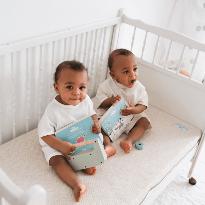 Coconut mattress 60x120cm with removable cover 360° - Candide