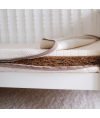 Coconut mattress 70x140cm with removable cover 360° - Candide